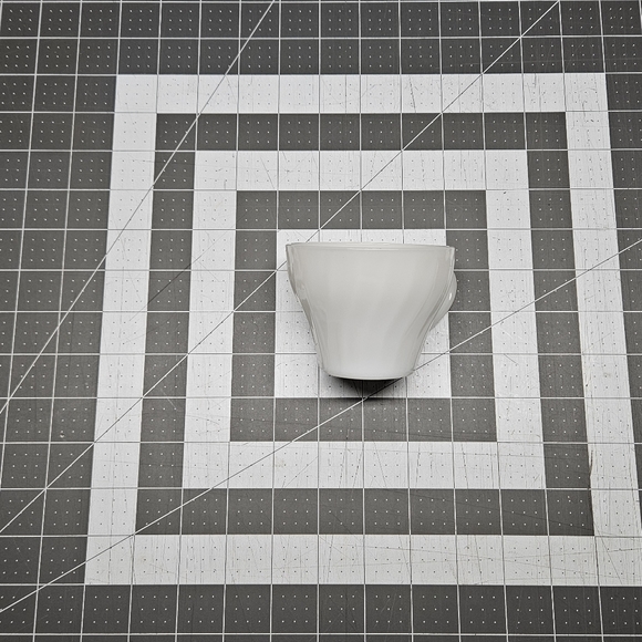 VINTAGE ANCHOR HOCKING FIRE KING TEA SET - GOLD RIMMED SWIRLED SHELL MILK GLASS - Picture 8 of 8